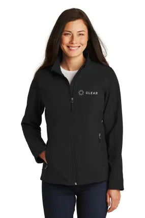 Port Authority Ladies Core Soft Shell Jacket, Black [CLEAR]