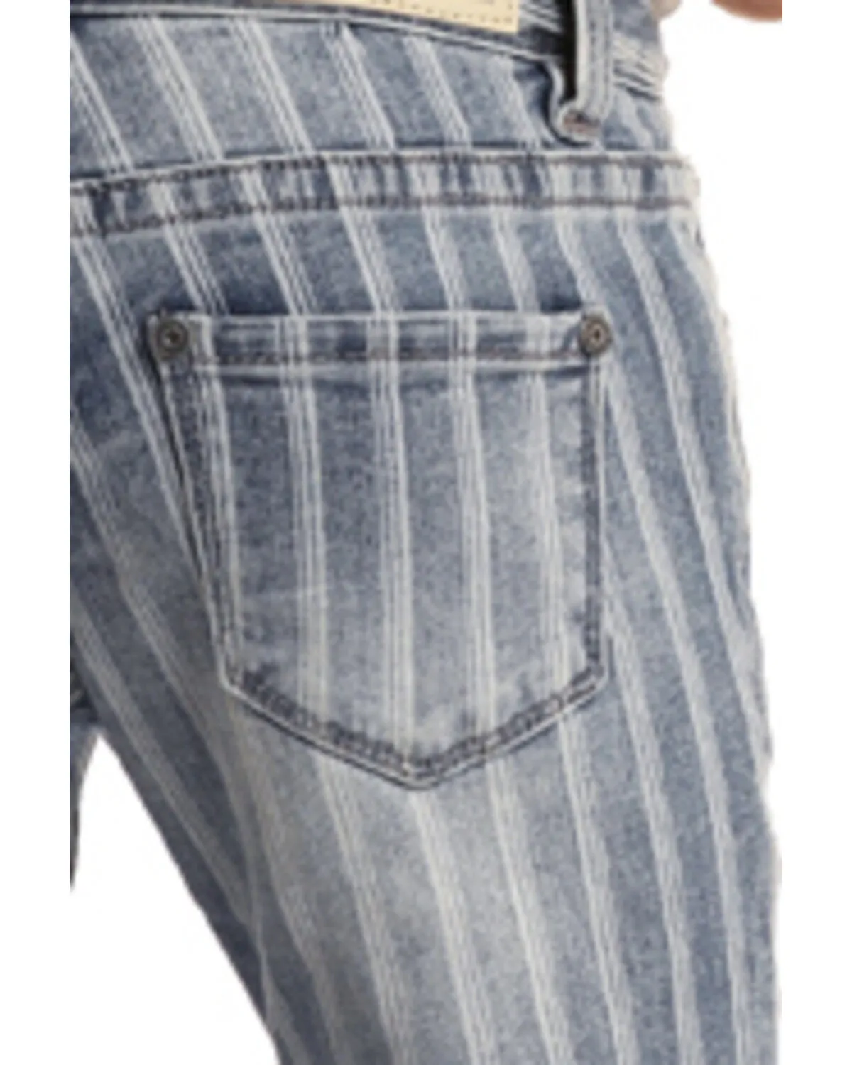 Product Name:  Rock & Roll Denim Girls' Striped Trouser Jeans