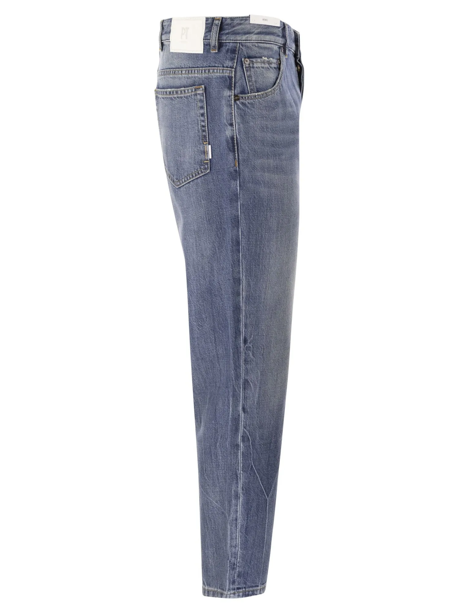 Pt Pantaloni Torino    Pt Pantaloni Torino Rebel Straight Leg Jeans