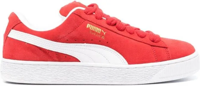 PUMA Suede XL logo-print sneakers Red