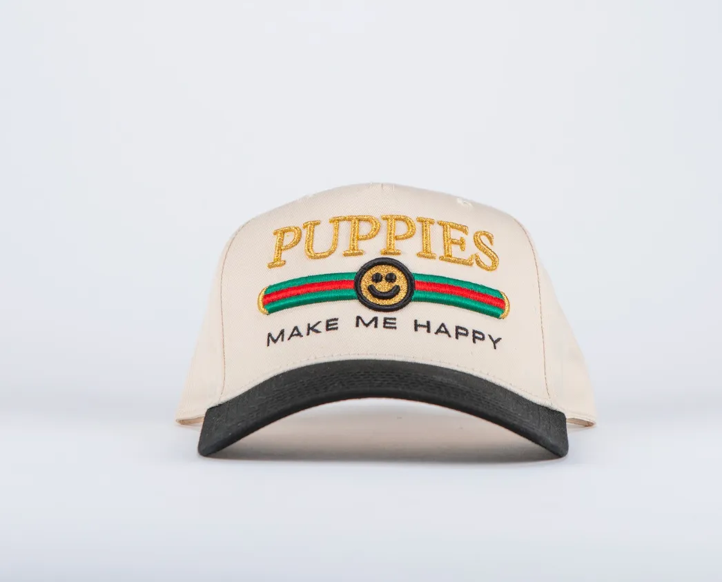 Pup Lux | 5 Panel Hat | Natural