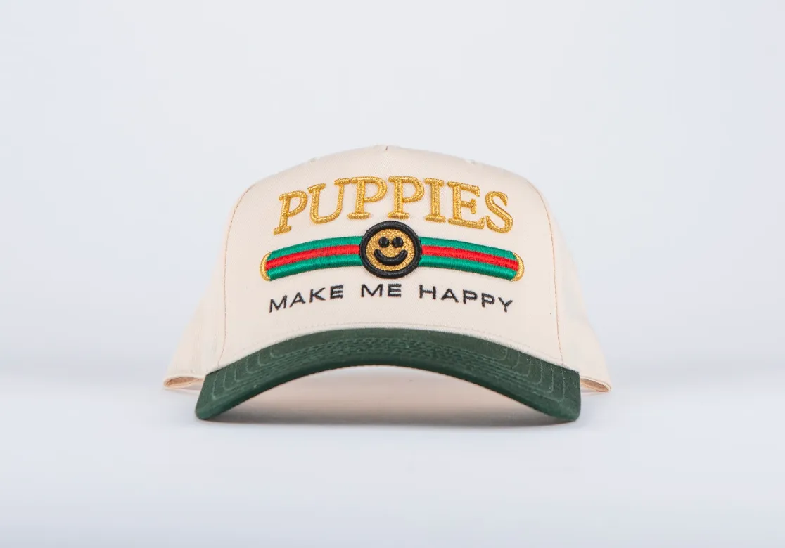 Pup Lux | 5 Panel Hat | Natural