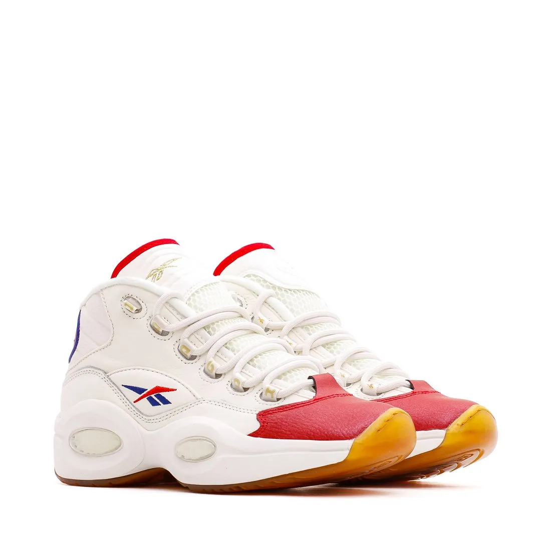 Reebok Classics Men Question Mid Allen Iverson White Red Blue GZ7099