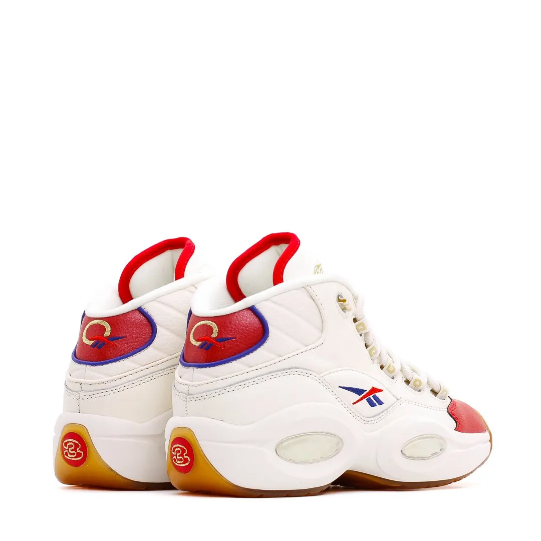 Reebok Classics Men Question Mid Allen Iverson White Red Blue GZ7099