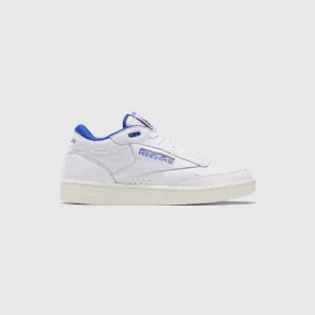 Reebok Club C Mid II Vintage - Cloud White / Bright Cobalt / Classic White