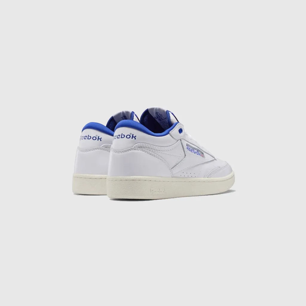 Reebok Club C Mid II Vintage - Cloud White / Bright Cobalt / Classic White