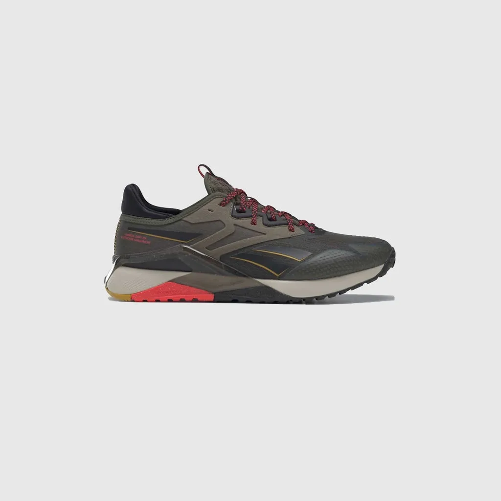 Reebok Nano X2 TR Adventure - Army Green / Core Black / Neon Cherry