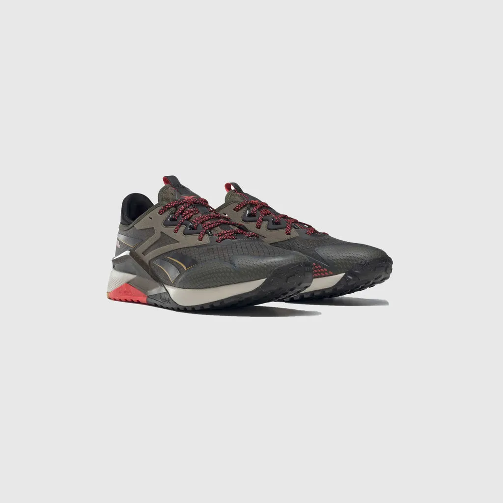 Reebok Nano X2 TR Adventure - Army Green / Core Black / Neon Cherry