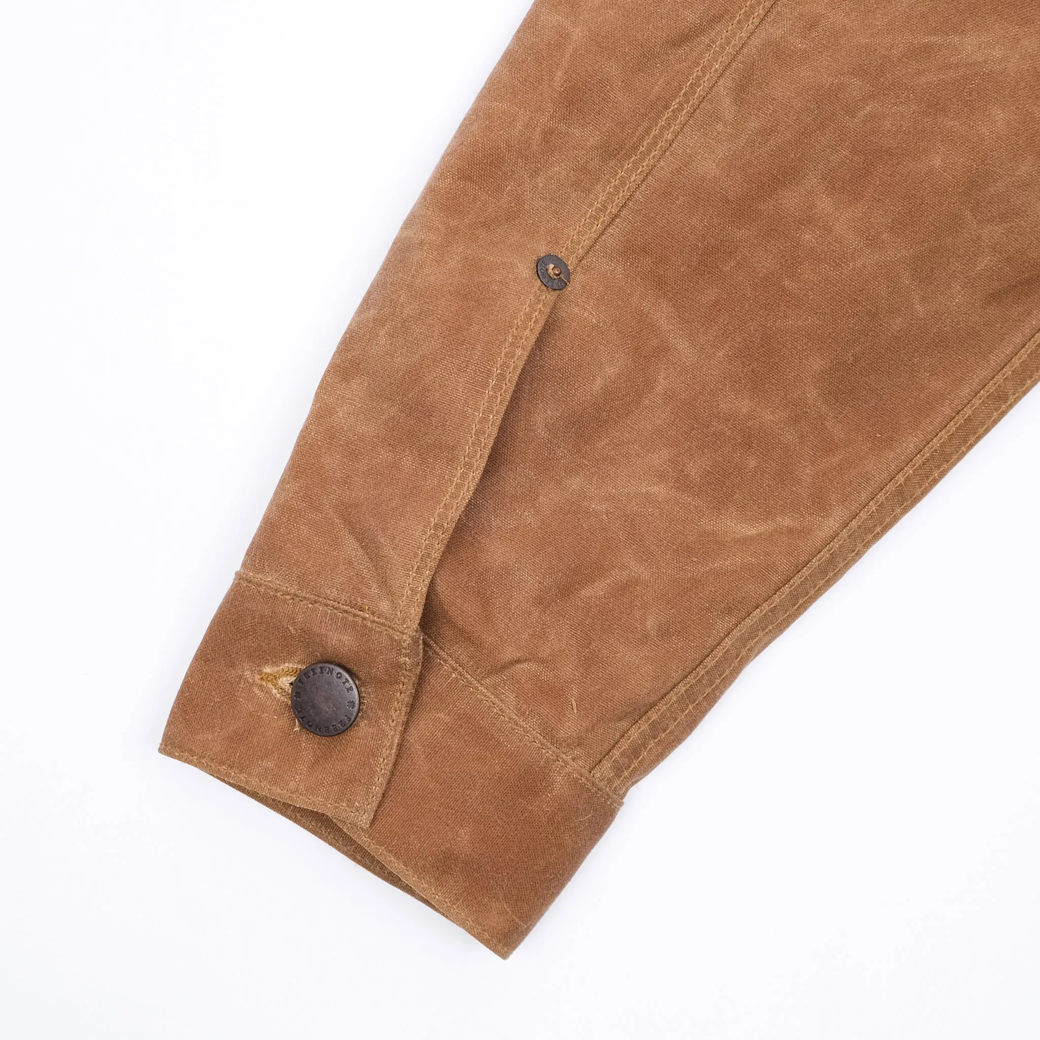 Riders Jacket Waxed Canvas Rust