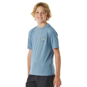 Rip Curl Boys Tube Heads Short Sleeve Rash Vest