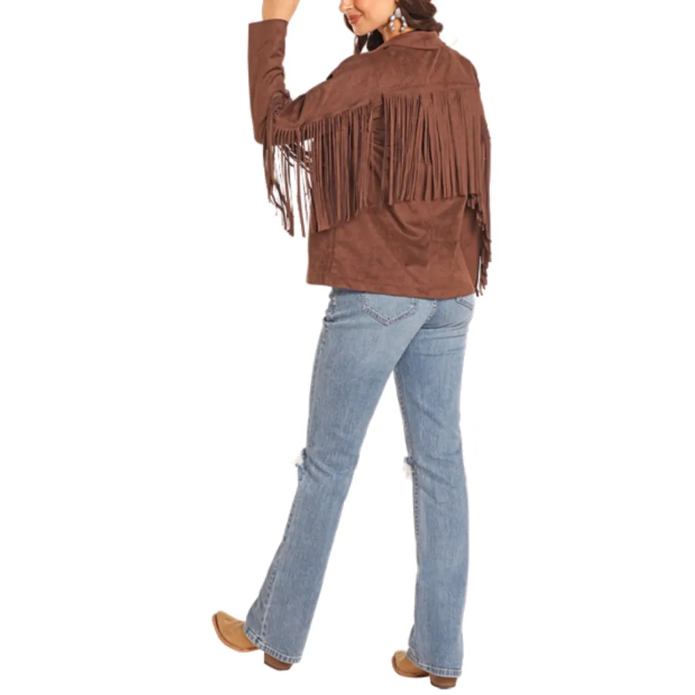 Rock & Roll Womens Brown Fringe Jacket | Beautiful | Buy Now