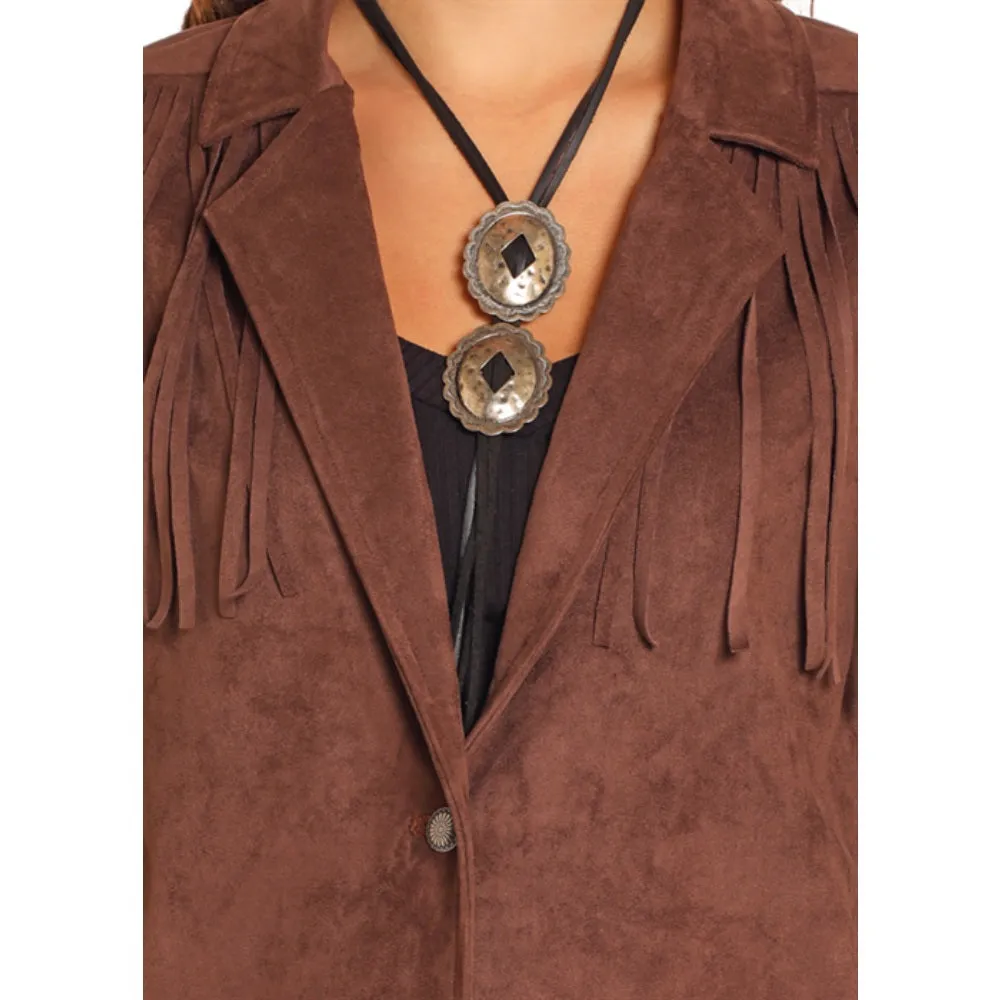 Rock & Roll Womens Brown Fringe Jacket | Beautiful | Buy Now