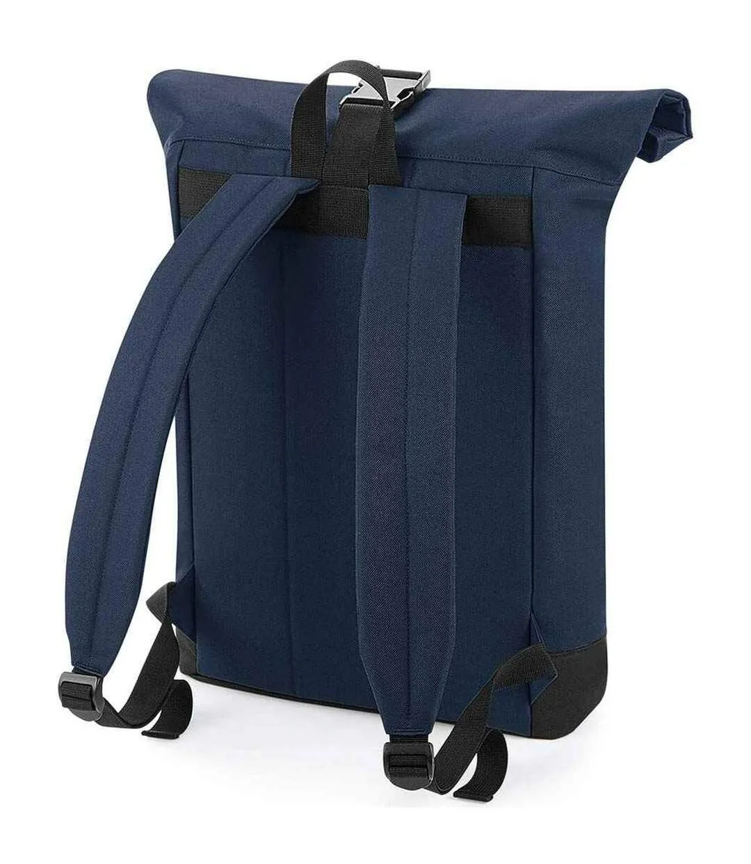 Roll top backpack one size french navy Bagbase