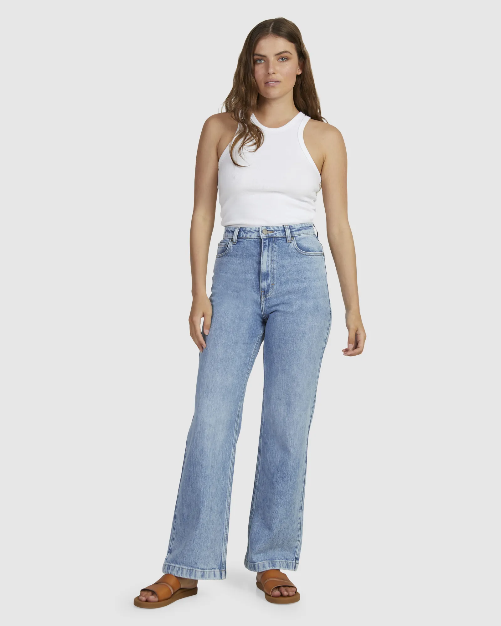 Roxy Luna Beau Blue - Stretch Denim Jeans For Women - Beau Blue | SurfStitch