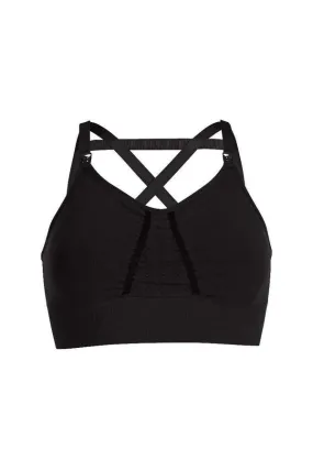 RUN & RELAX // BAMBOO MATERNITY BRA - BEAUTIFUL BLACK