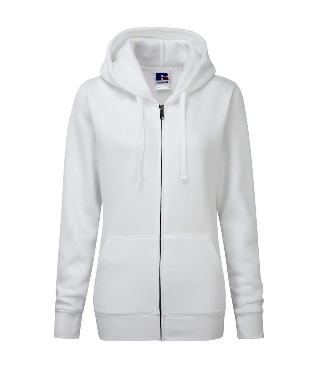 Russell Ladies Premium Authentic Zipped Hoodie (3-Layer Fabric) (White) - UTBC2731