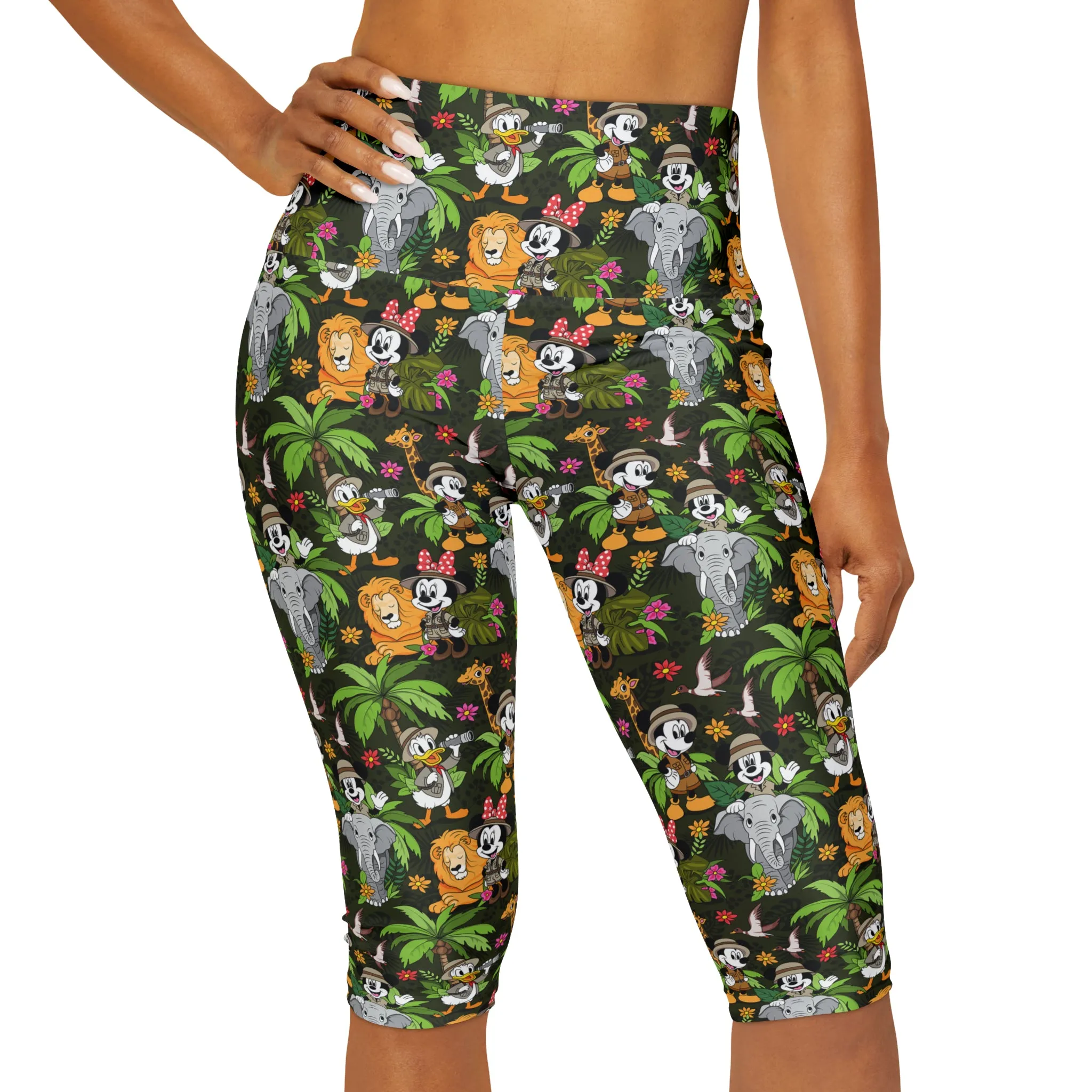 Safari Athletic Capri Leggings