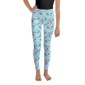 Sailing Boats Youth Leggings