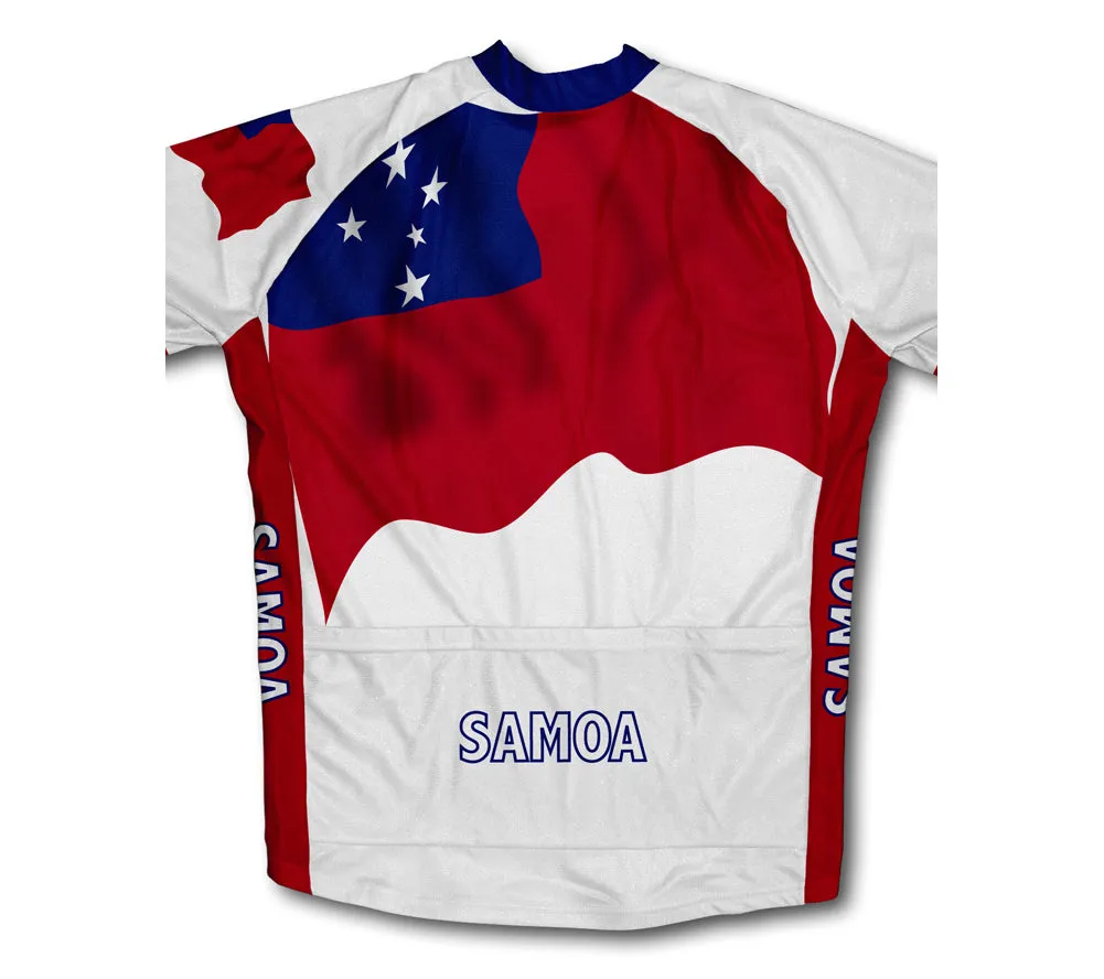 Samoa Flag Winter Thermal Cycling Jersey