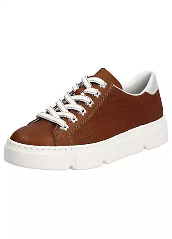 Side Pattern Lace-Up Trainers by Rieker | Look Again