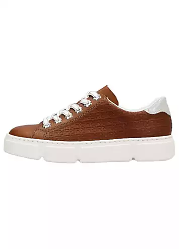 Side Pattern Lace-Up Trainers by Rieker | Look Again