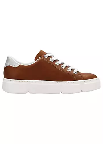 Side Pattern Lace-Up Trainers by Rieker | Look Again