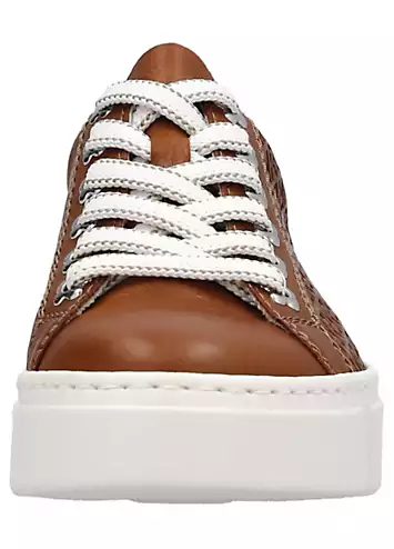 Side Pattern Lace-Up Trainers by Rieker | Look Again