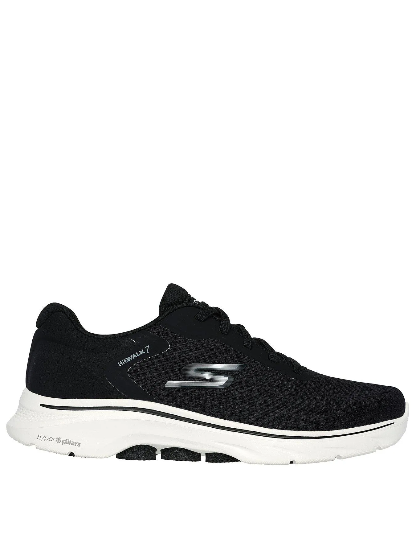 Skechers Go Walk 7 Hyper Pillars Bungee Trainers - Black