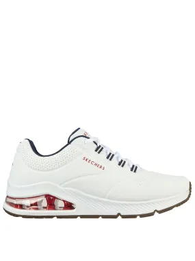 Skechers Uno 2 Lace Up Air Cooled Trainers - White