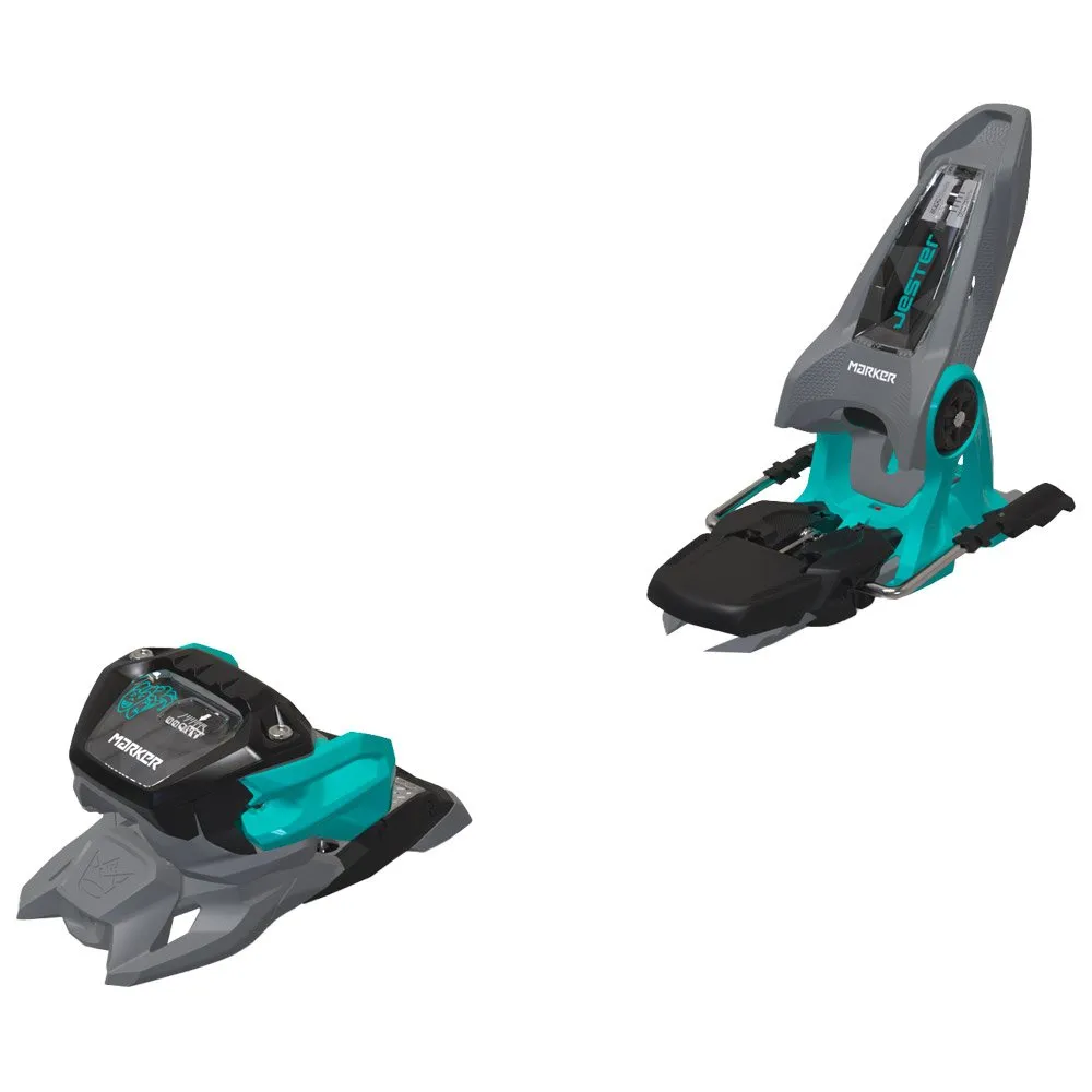 Ski binding Marker ---Jester 16 100mm Gray Turquoise