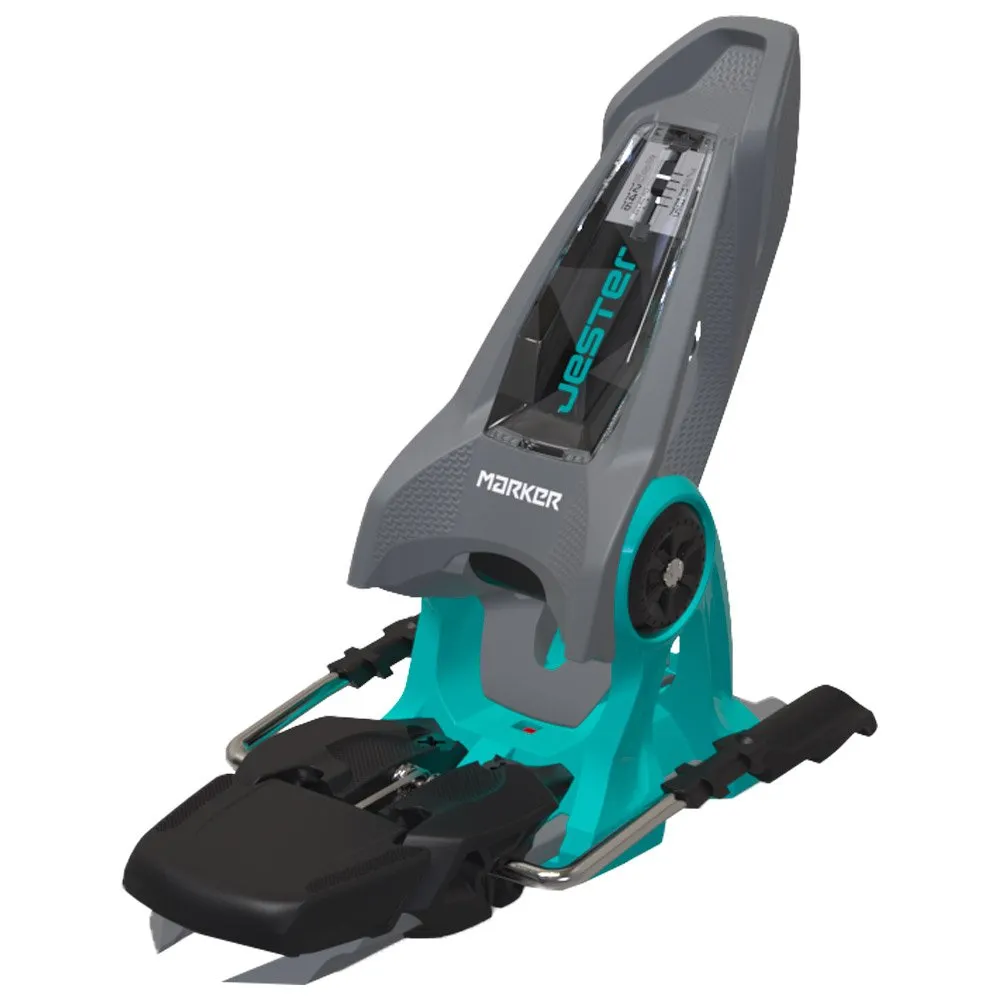 Ski binding Marker ---Jester 16 100mm Gray Turquoise