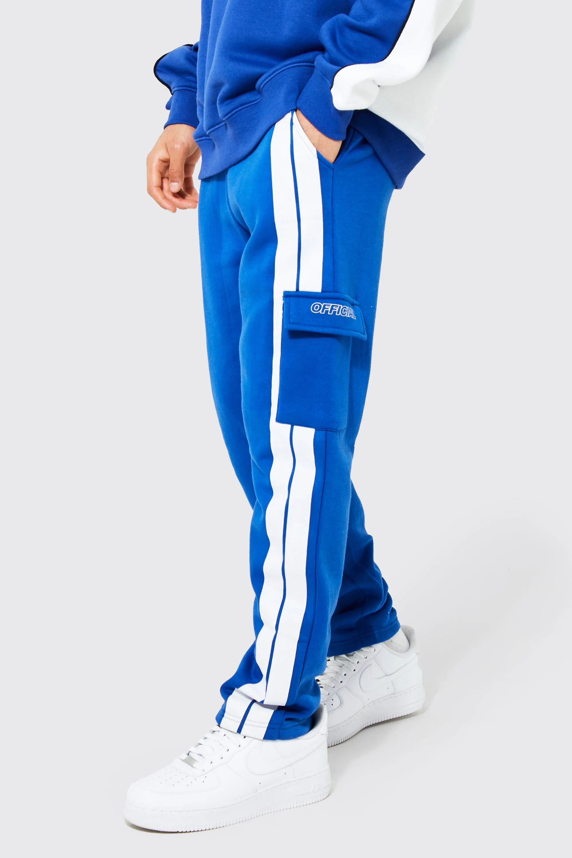 Slim Fit Official Tape Cargo Joggers