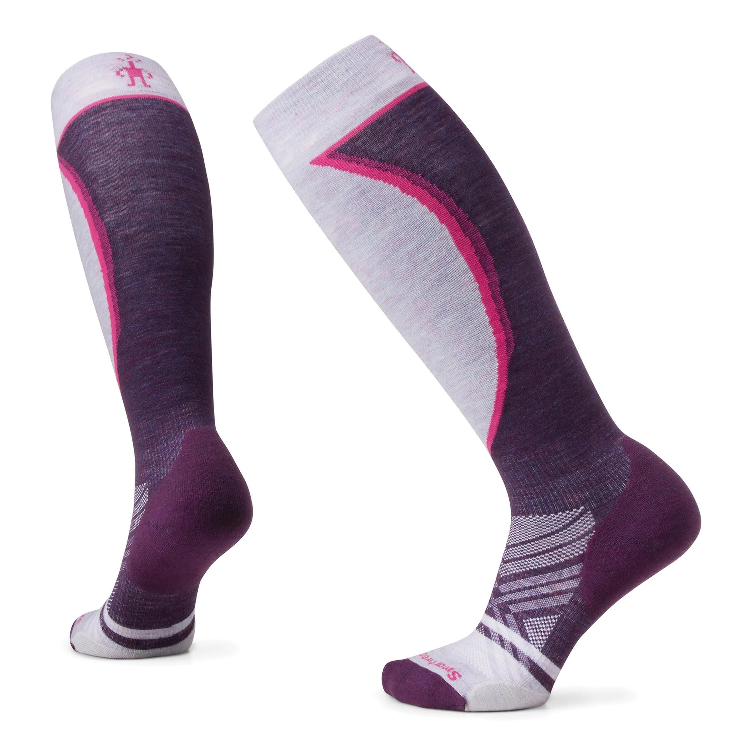 Smartwool Women's Ski Targeted Cushion Socks -  Purple Iris | George Fisher