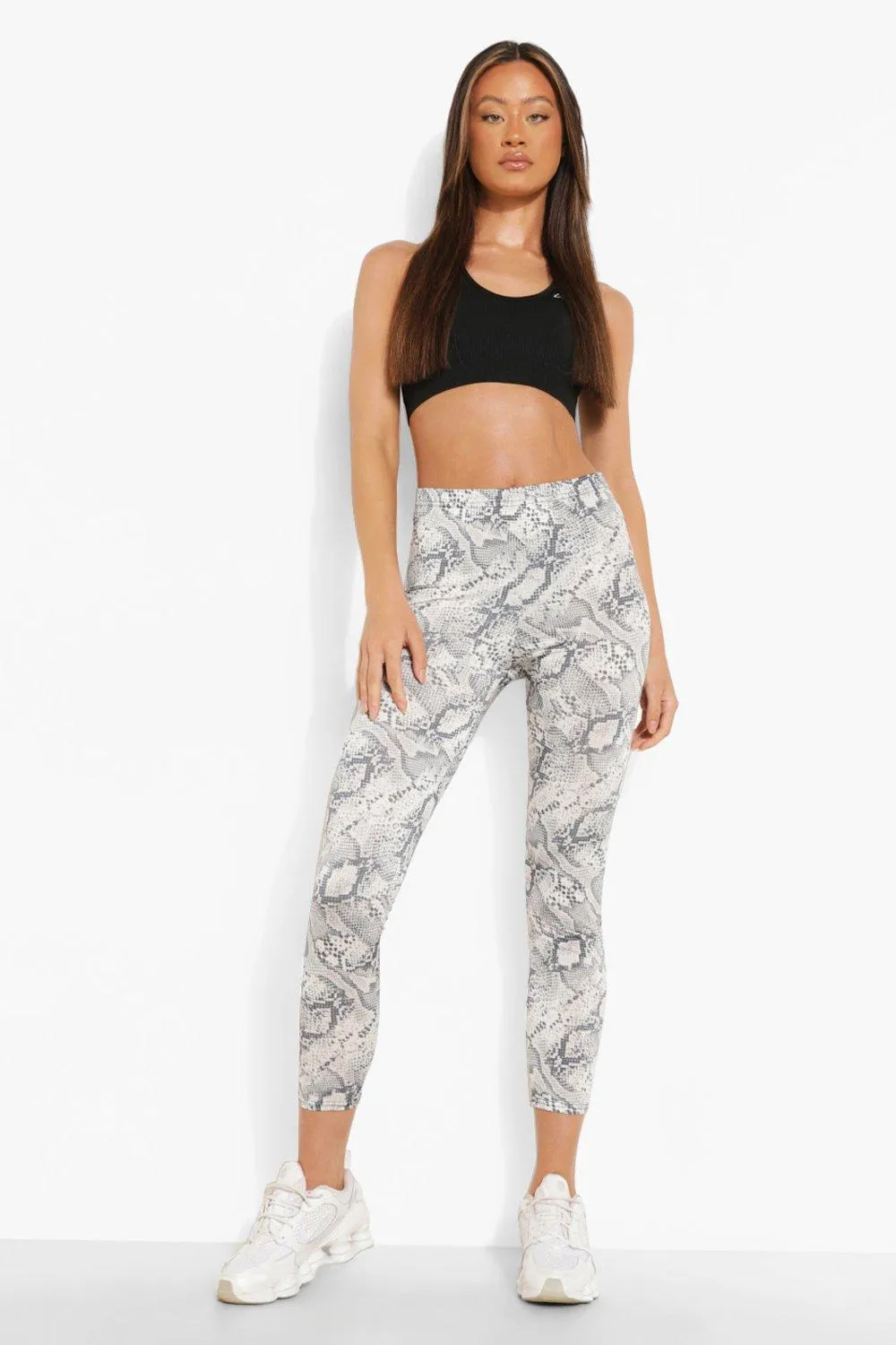 Snake Ruched Bum Booty Booting Workout Leggings