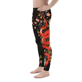 Snakes & Flowers Men's Leggings