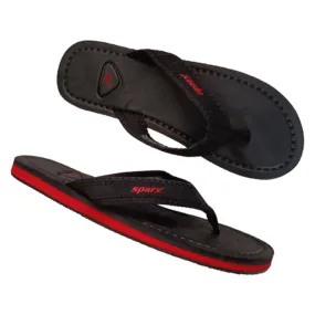 SPARX SFG48 BLACK/RED MEN'S SLIPPER