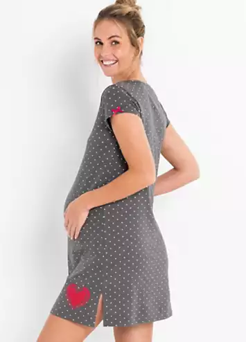 Spotty Maternity Nightie by bonprix | Look Again