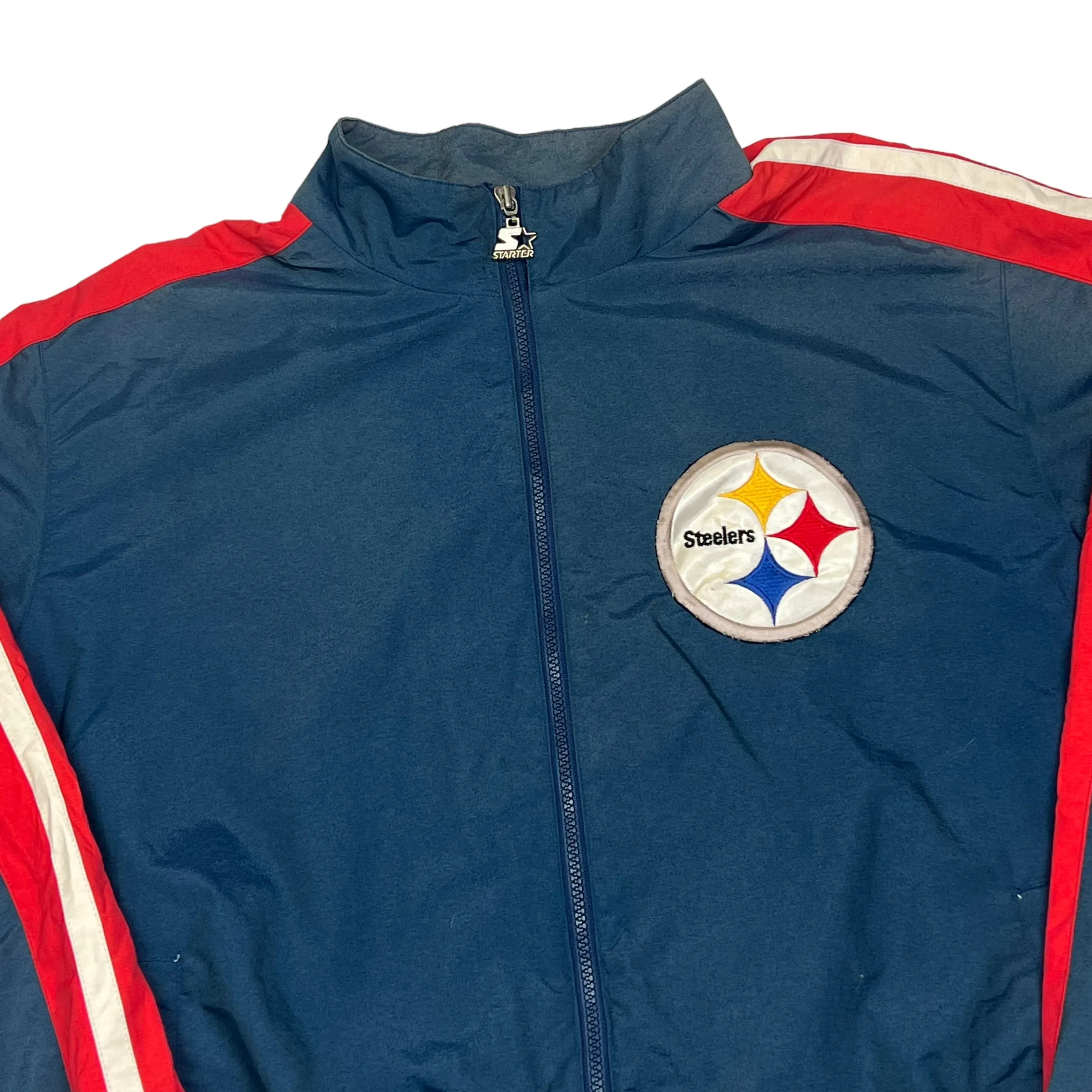 Steelers Panneled Blue Starter Track Jacket