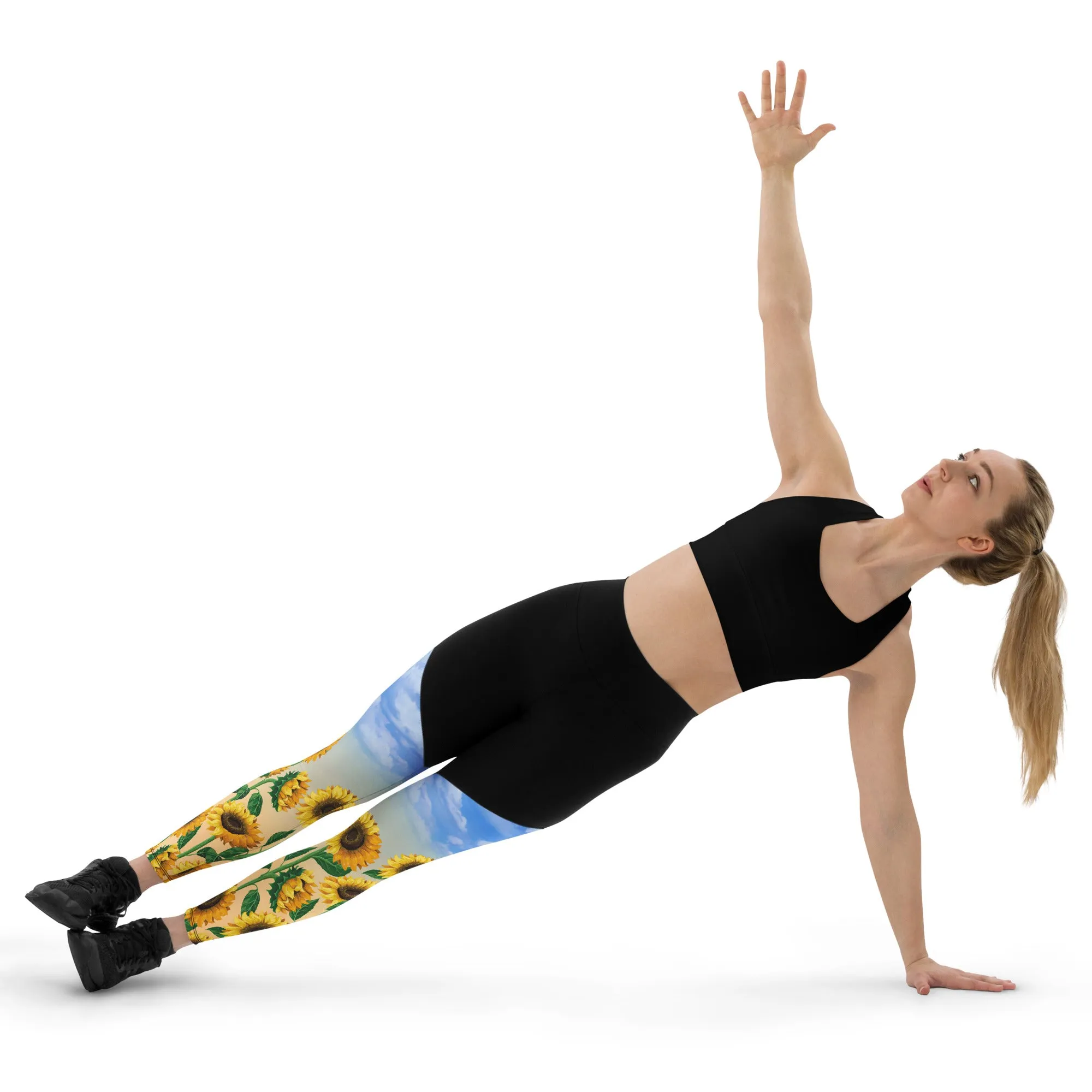 Sunflower Fields Compression Leggings