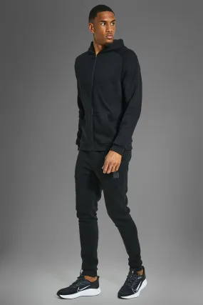 Tall Man Active Gym Zip thru Hoodie Tracksuit