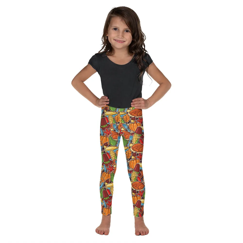 Thanksgiving Celebration Kid's Leggings