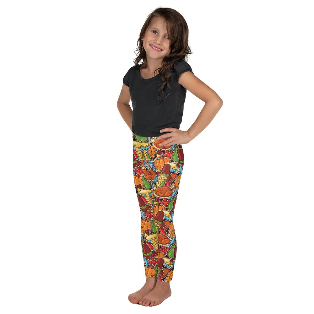 Thanksgiving Celebration Kid's Leggings