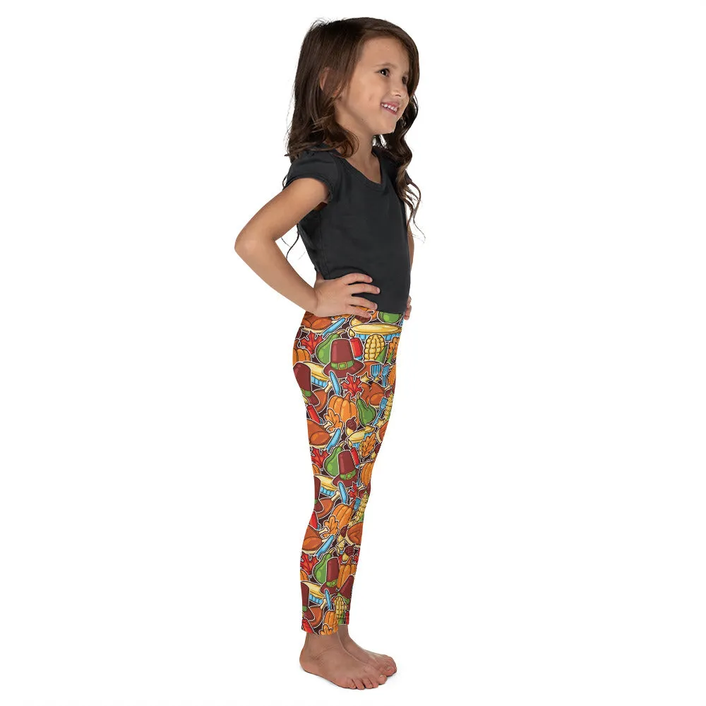 Thanksgiving Celebration Kid's Leggings