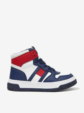 Tommy Hilfiger - Boys High Top Lace Up Trainers | Childsplay Clothing