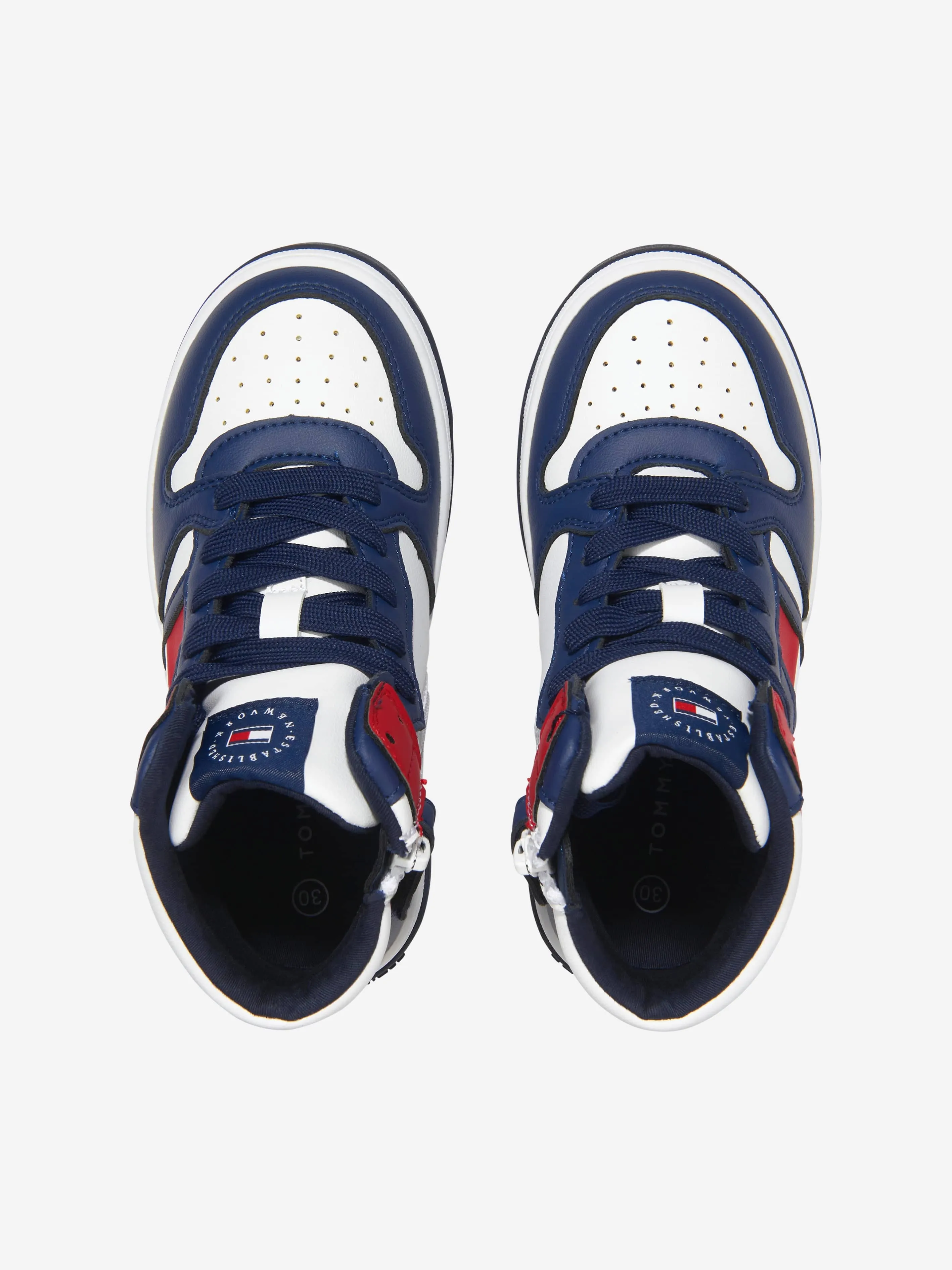 Tommy Hilfiger - Boys High Top Lace Up Trainers | Childsplay Clothing