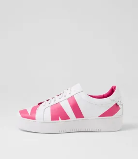 TOP END Lenny White Fuchsia Multi Sneakers