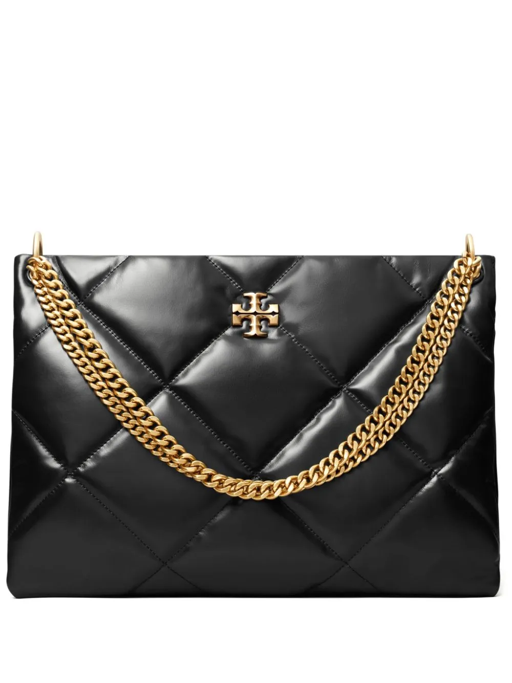 Tory Burch Kira diamond-quilted shoulder bag - Black