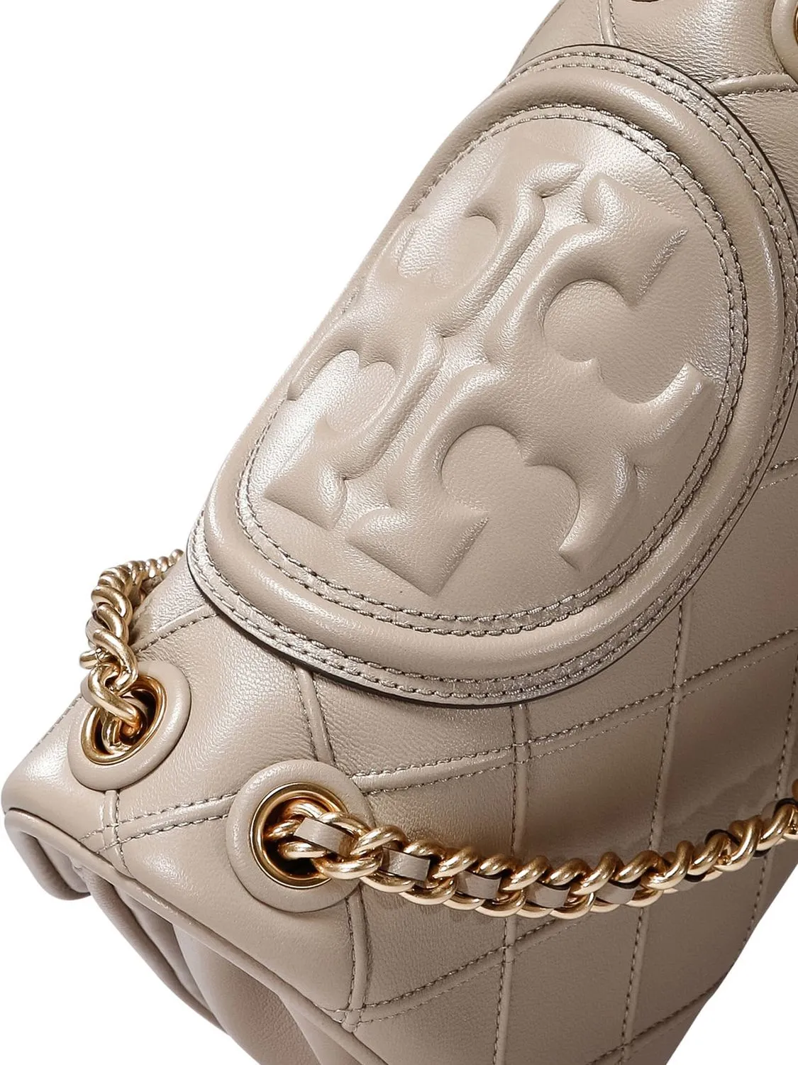 TORY BURCH Small Fleming Nappa Leather Shoulder Bag