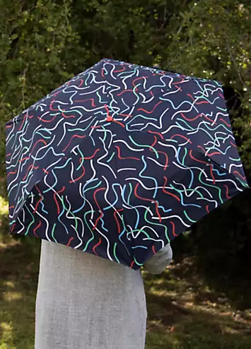 Totes Eco-Brella® Supermini Ribbon Print Umbrella