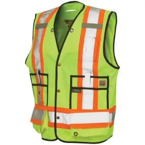 Tough Duck Hi Vis Surveyor Safety Vest